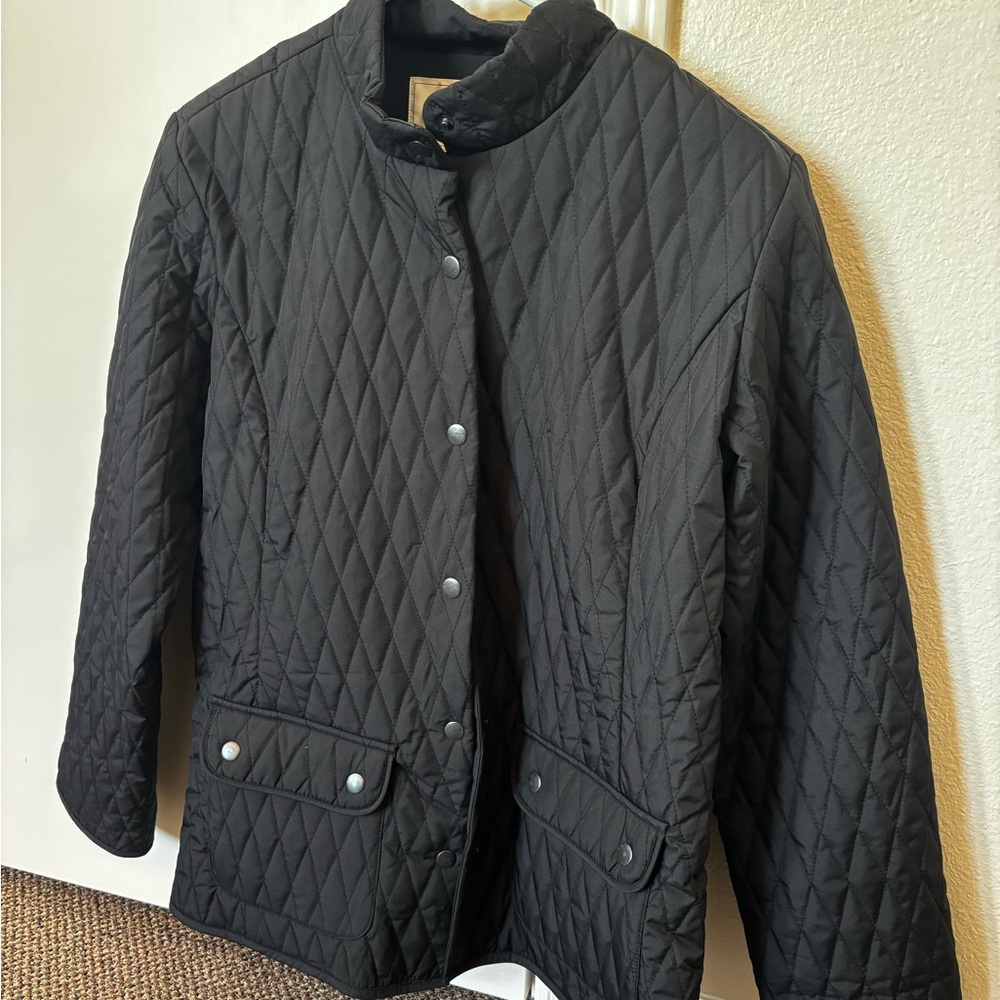 Van Heusen Women's Black Quilted Puffer Jacket